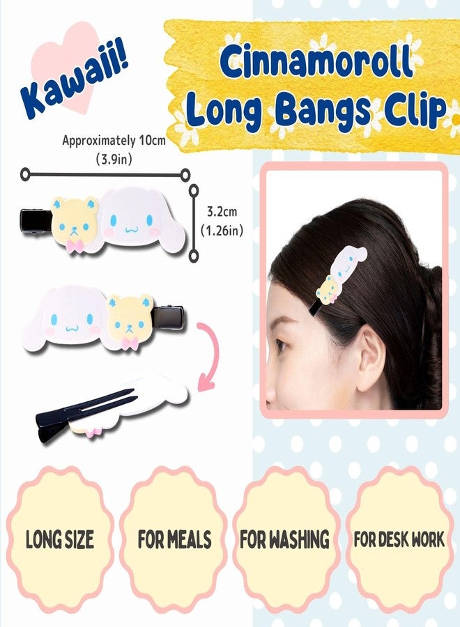 Someie Cinnamoroll Mini Mascot Holder & Long Bangs Clip & Sticky Notes Set - Image 4
